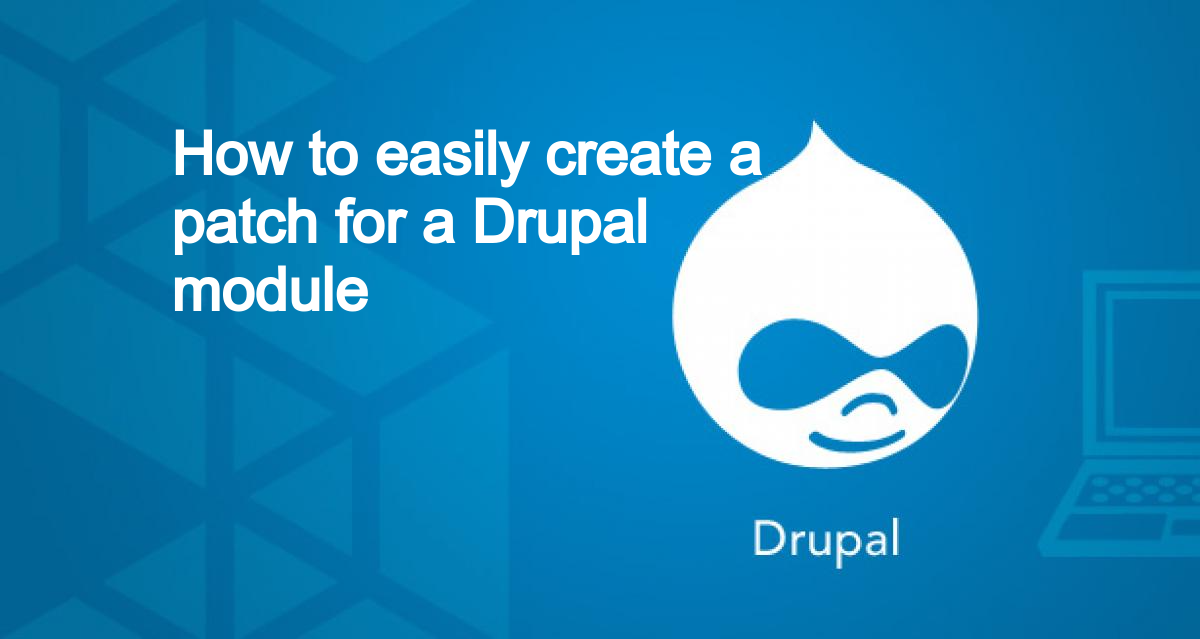 How to easily create a patch for a Drupal module